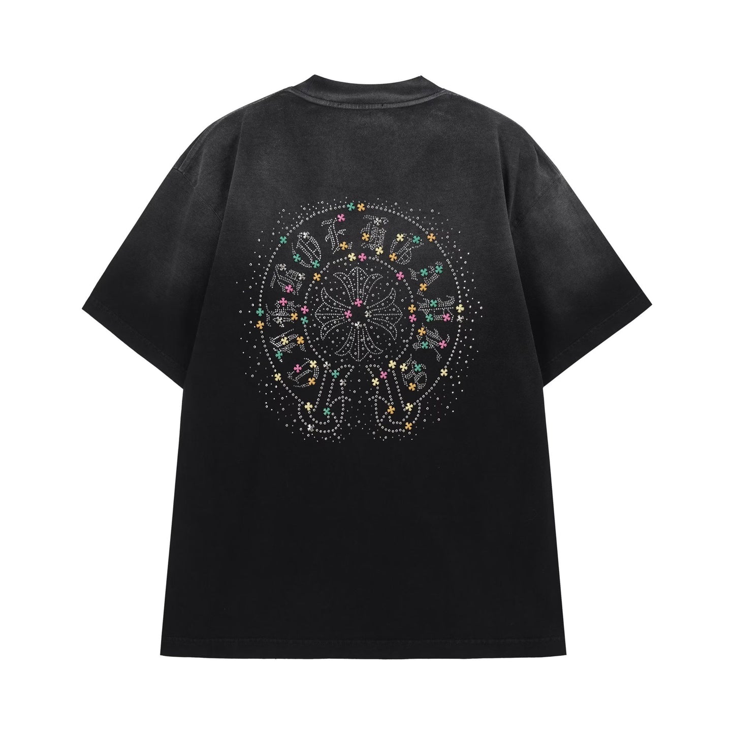 Chrome Hearts Crystal Horseshoe T-Shirt Black