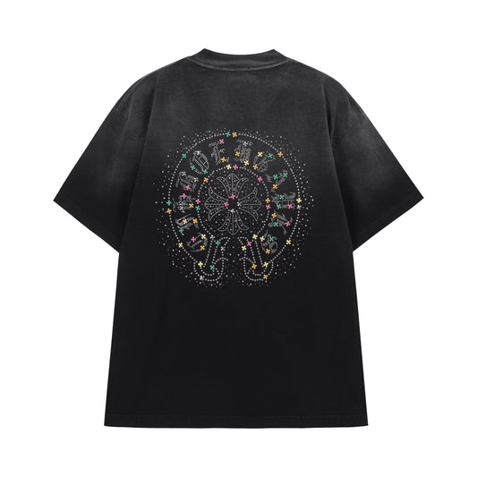Chrome Hearts Crystal Horseshoe T-Shirt Black