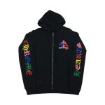 CH Script Multicolor Cross Cemetery Zip Up Hoodie