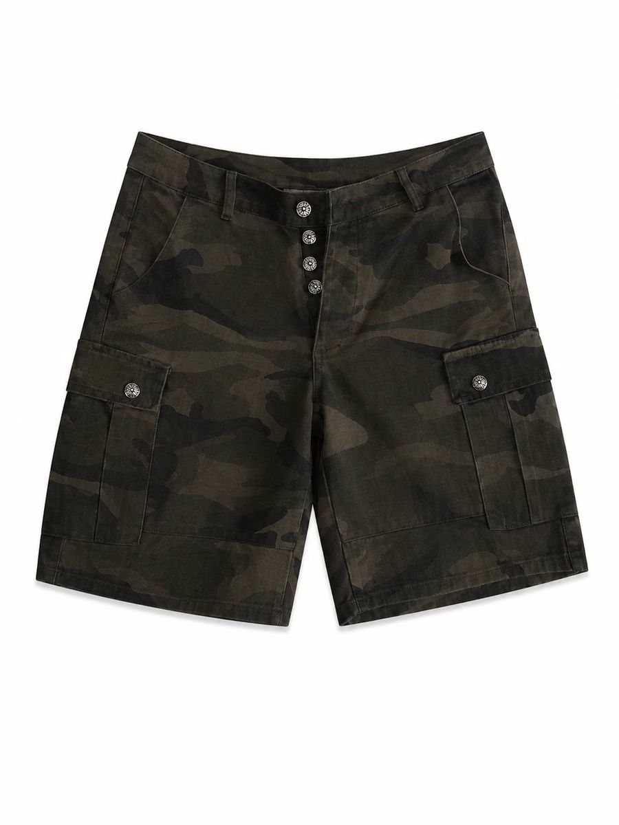 Chrome Hearts Camo Cargo Shorts