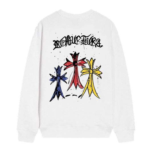 Chrome Hearts Triple Cross Graffiti Long Sleeve