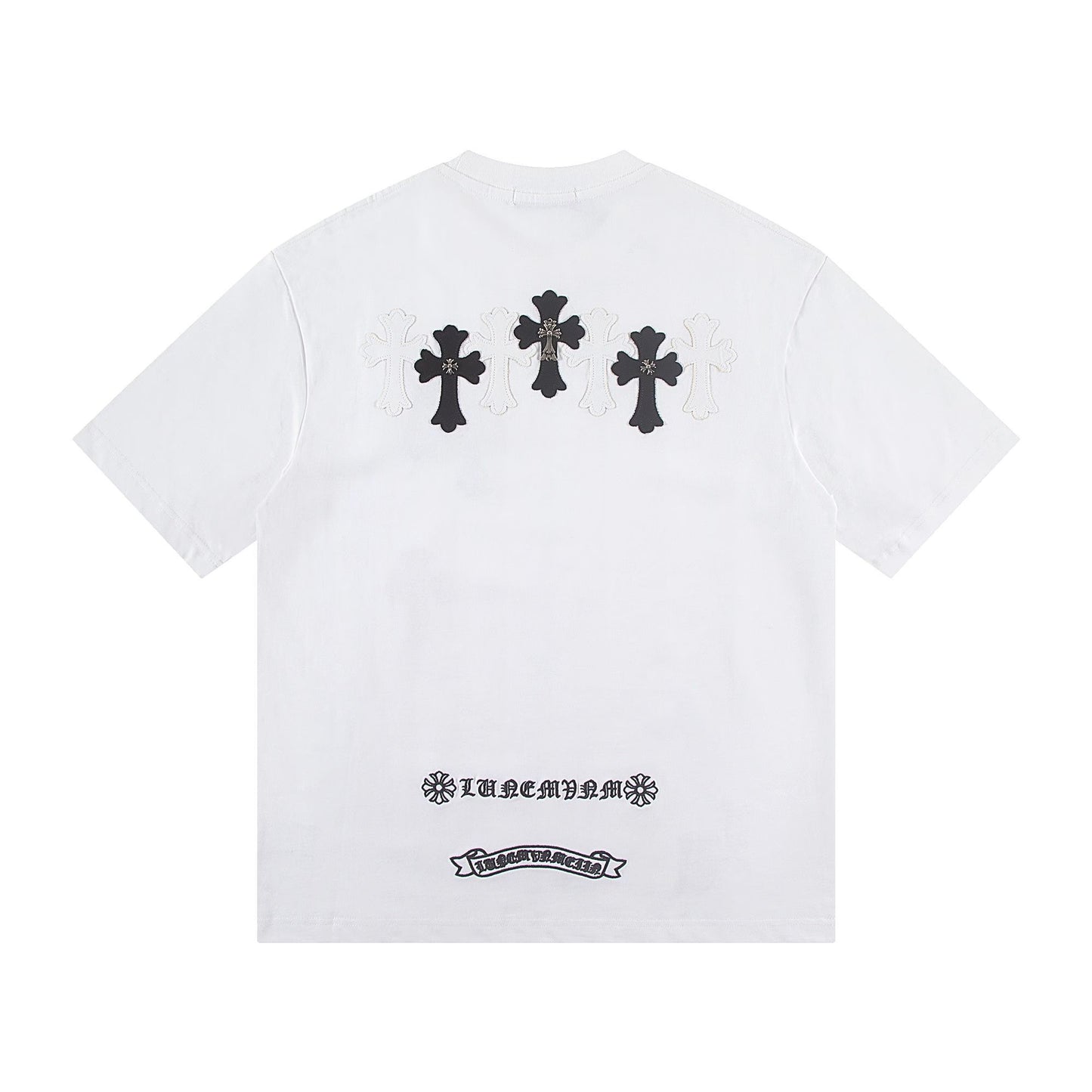 Chrome Hearts Triple Cross Patch White T-Shirt