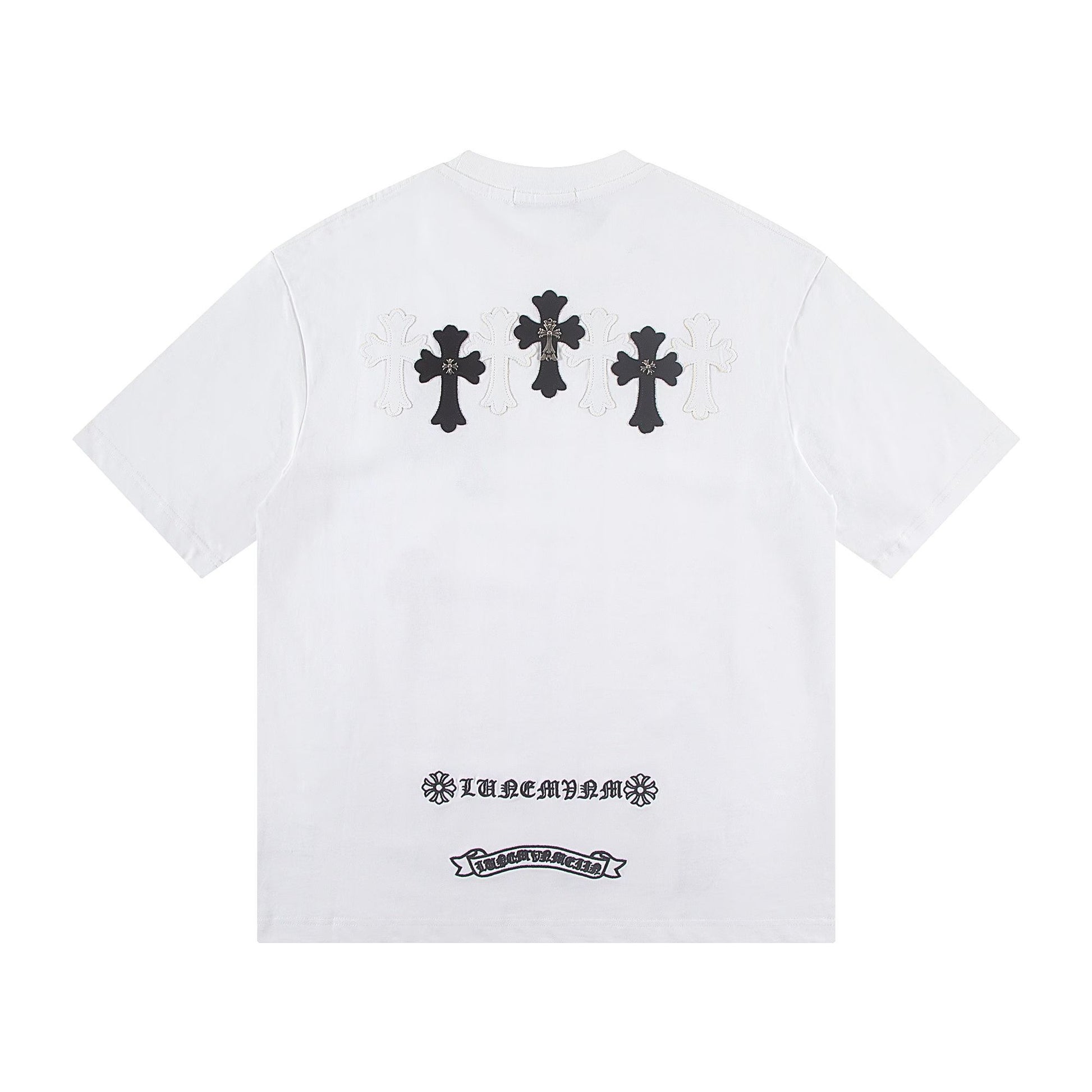 Chrome Hearts Triple Cross Patch White T-Shirt