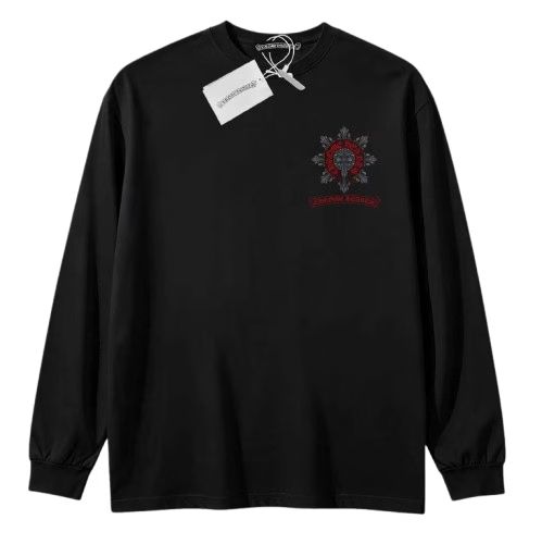 Chrome Hearts Gothic Cross Black Long Sleeve