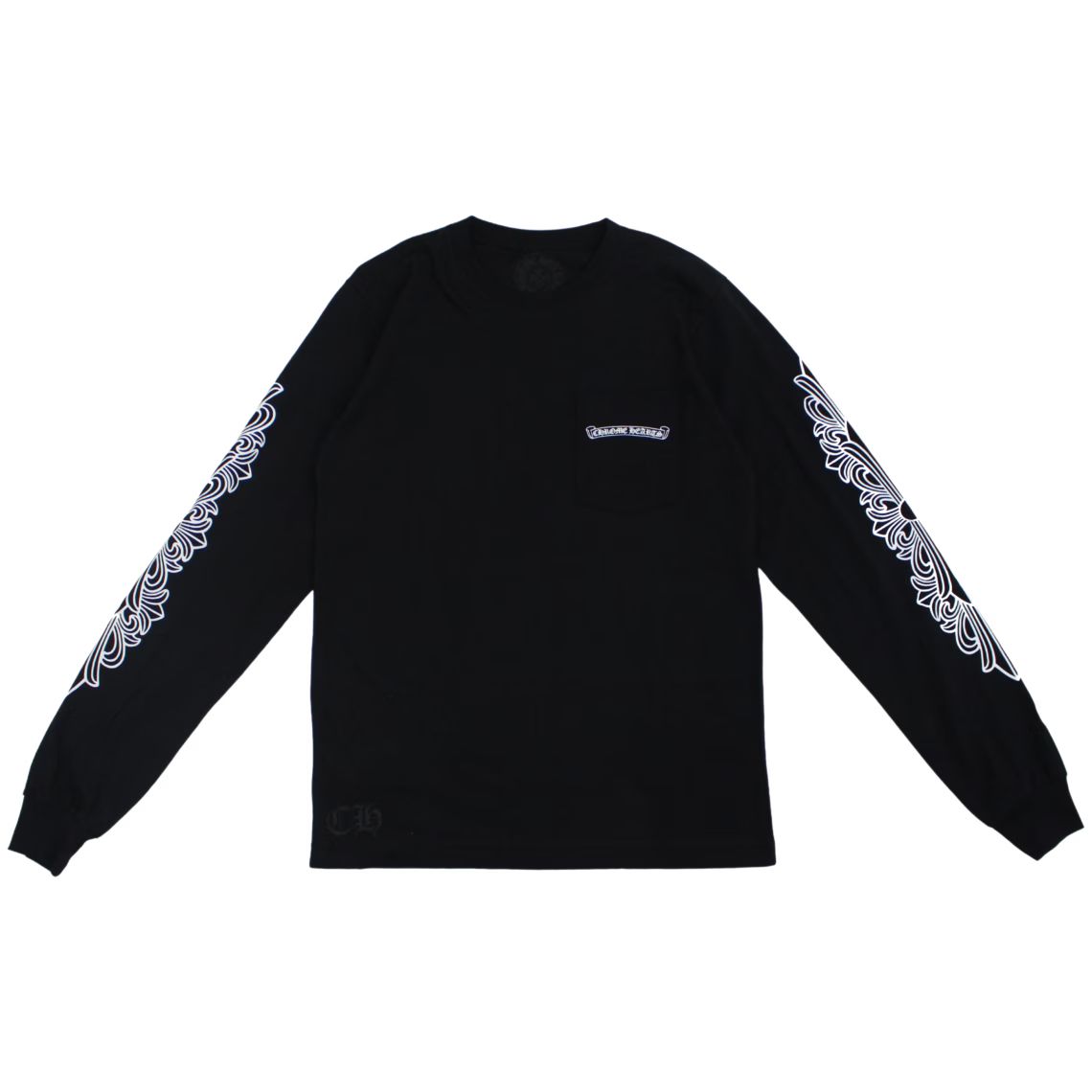 Chrome Heart Eye Chart Pink Dagger Long Sleeve T Shirt