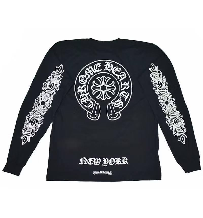 Chrome Hearts Black and White Long Sleeve