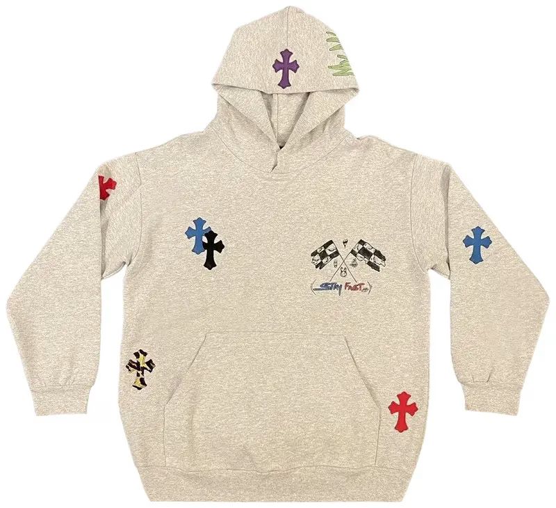 Chrome Hearts 1 Of 1 Matty Boy Cross Hoodie ‘Grey/Multicolor’