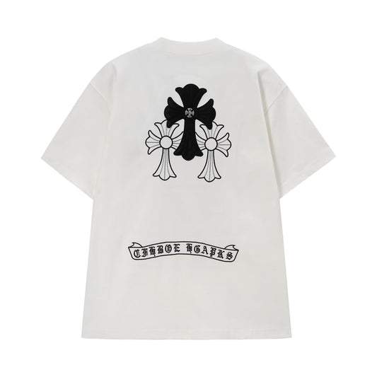 Chrome Hearts Layered Cross T-Shirt