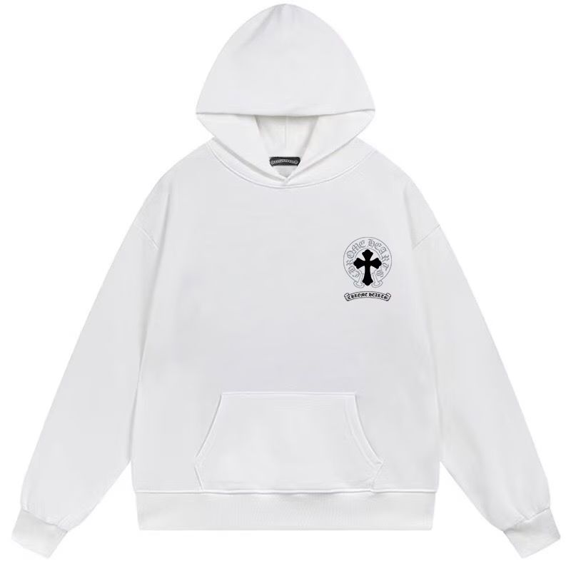 Chrome Hearts White Multi Cross Cemetery Pullover Hoodie