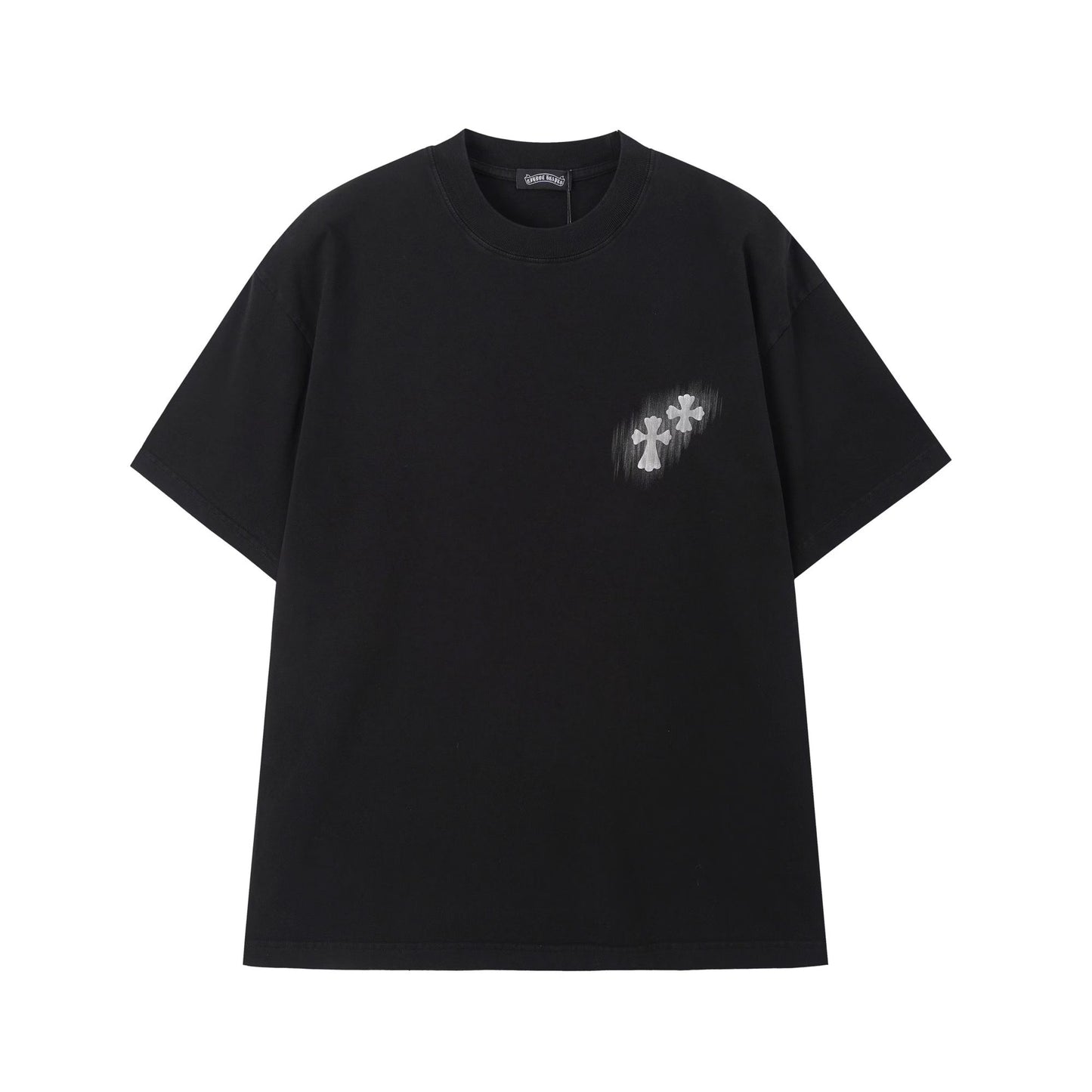 Chrome Hearts Horseshoe Spray Paint Graphic T Shirt