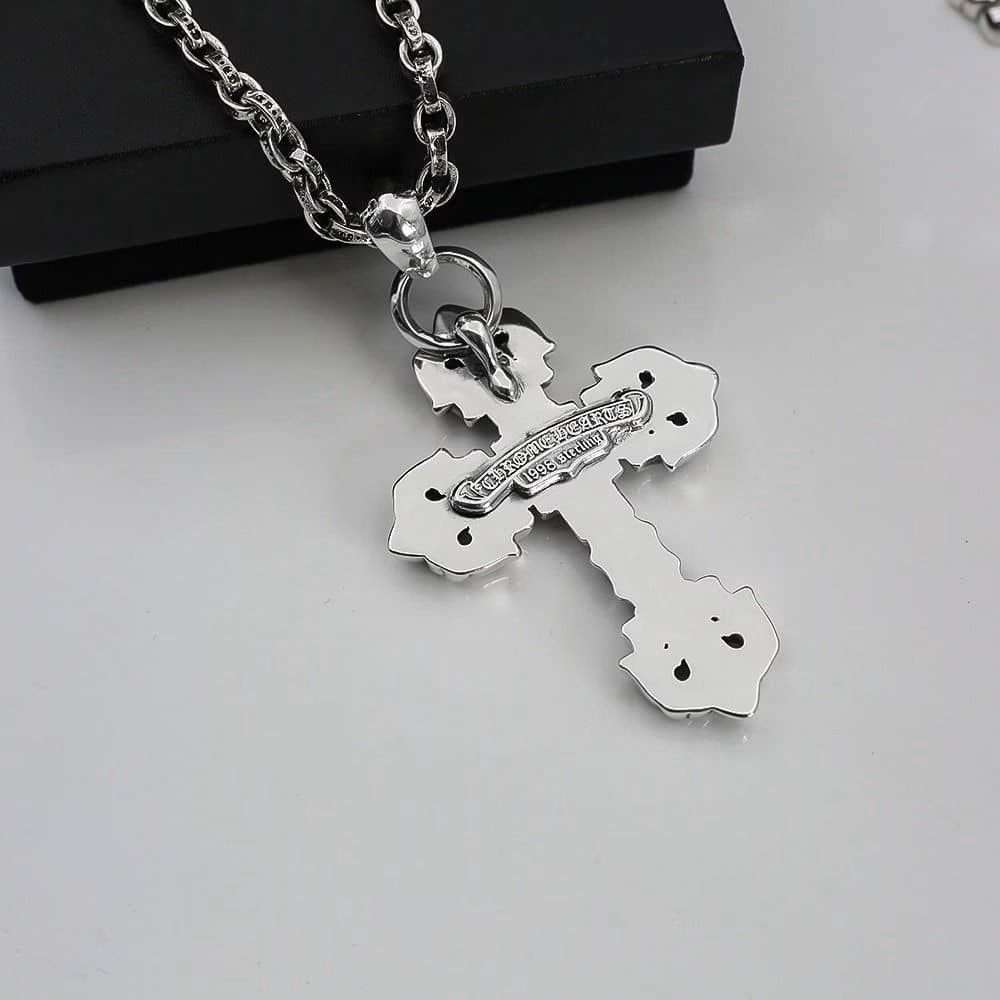 Chrome Hearts Gothic Cross Pendant Necklace