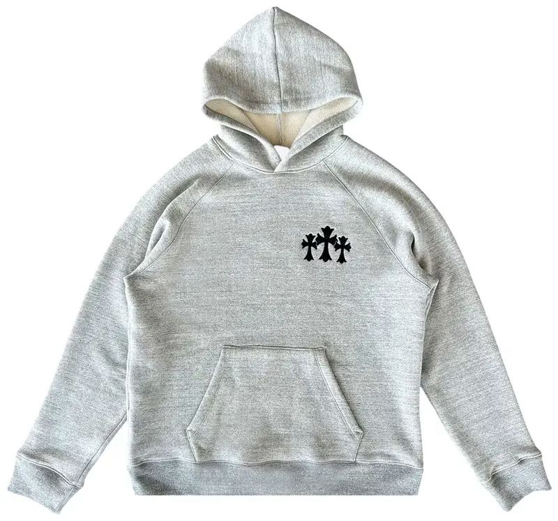 Chrome Hearts Triple Cross Hoodie ‘Grey’