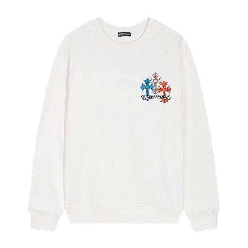Chrome Hearts Prism Saint Cross Long Sleeve White