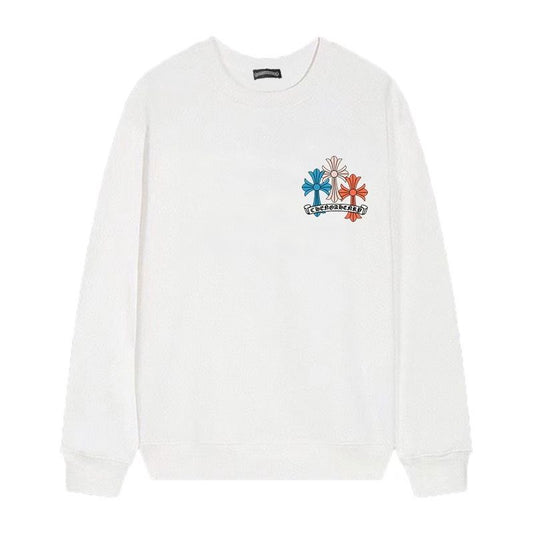 Chrome Hearts Prism Saint Cross Long Sleeve White