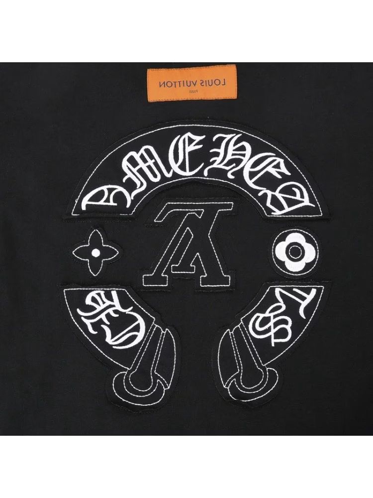 Louis Vuitton X Chrome Hearts T-Shirt Black