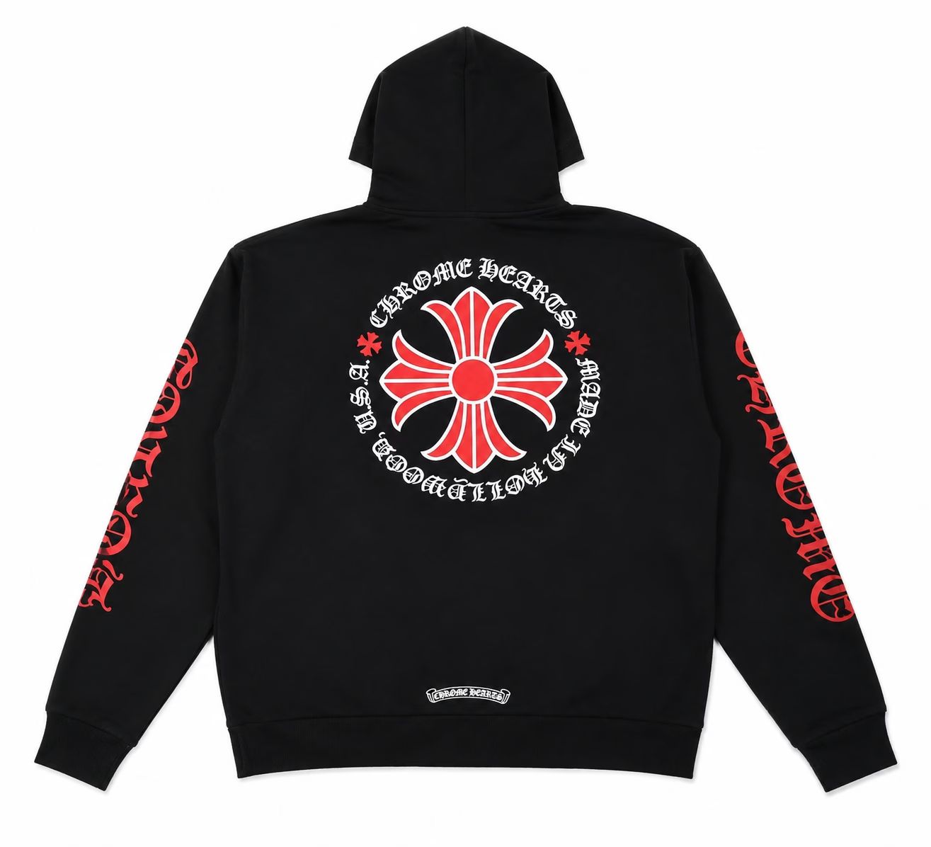 Chrome Hearts Made In Hollywood Plus Cross Zip Up Hoodie