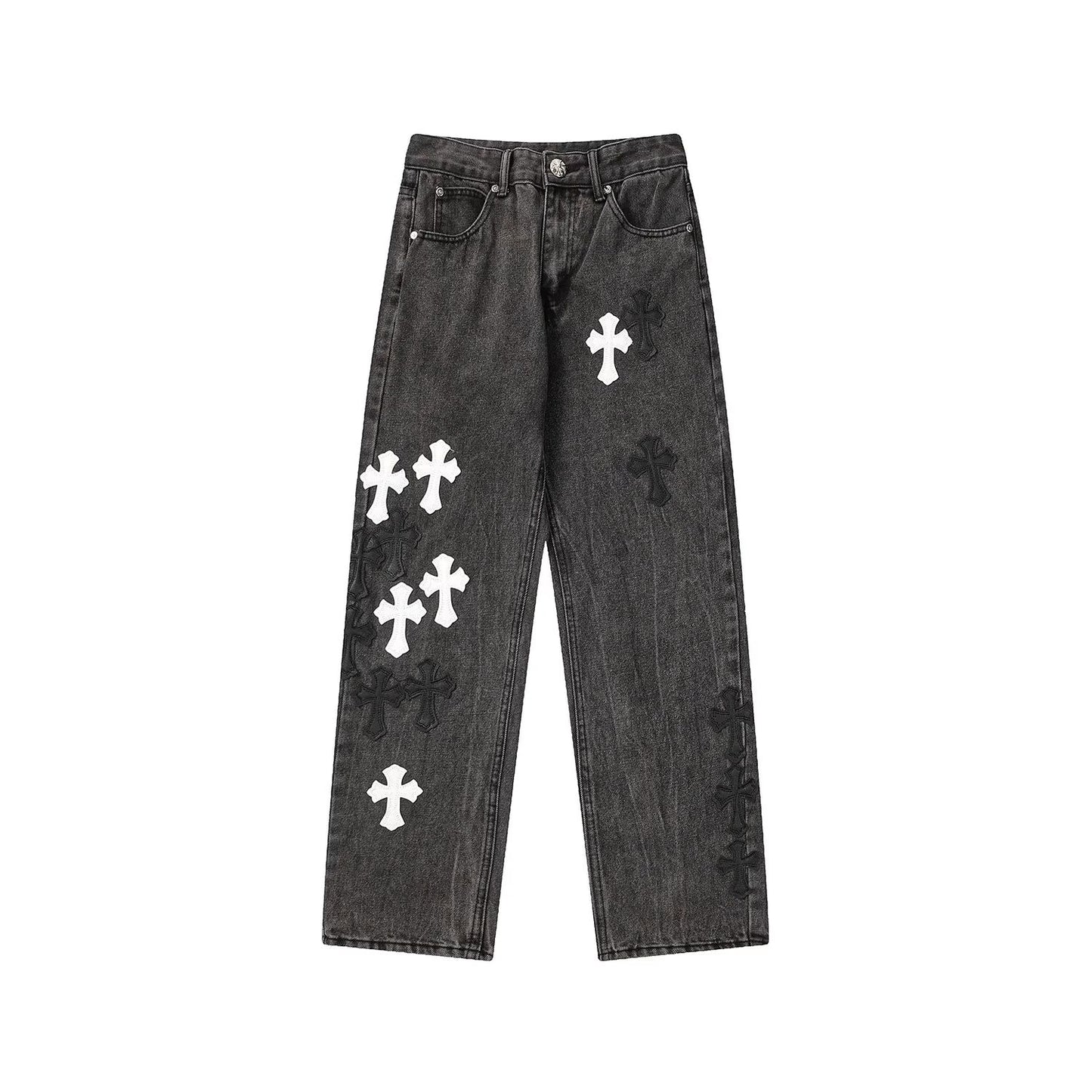 Chrome Hearts x Levis Black Jeans