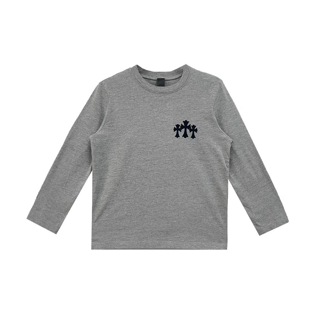 Grey Chrome Hearts Shirt