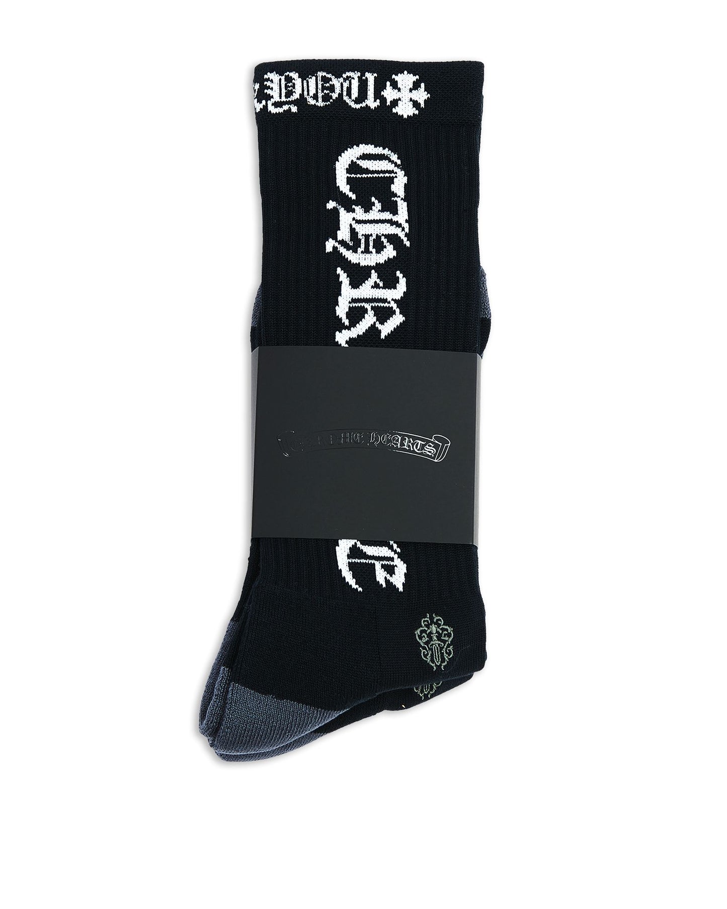 Chrome Hearts Blue, White & Yellow Socks