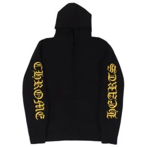 Chrome Hearts Embroidered Cashmere Hoodie Black