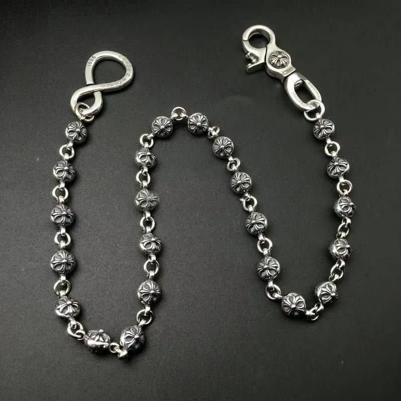 Chrome Hearts Floral Ball Wallet Chain