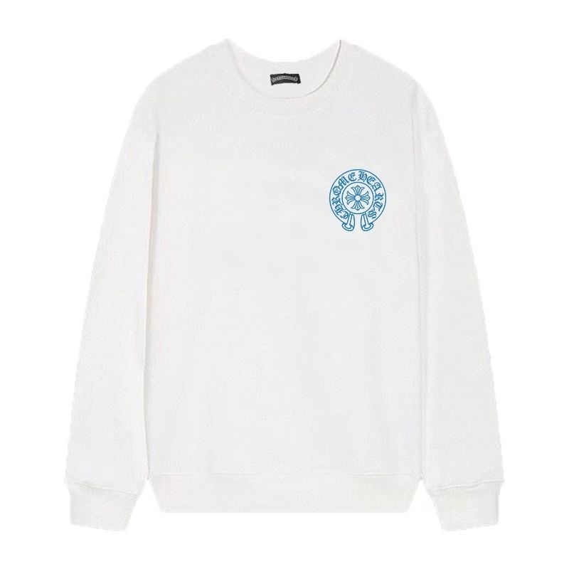 Chrome Hearts Blue Cross Horseshoe Logo Long Sleeve
