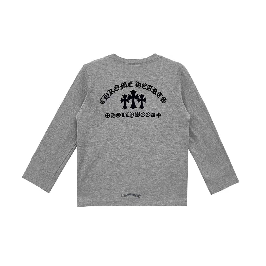 Grey Chrome Hearts Shirt