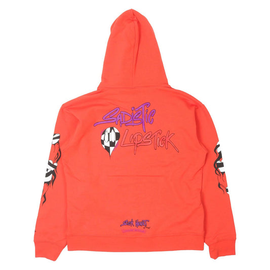 Chrome Hearts Hearts Matty Boy Brain Hoodie Red