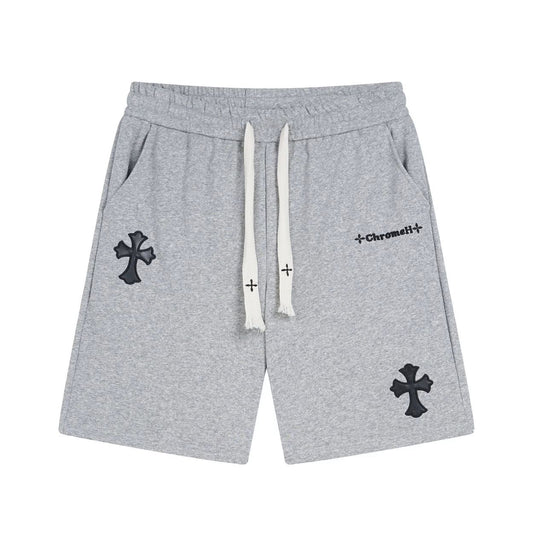 Chrome Hearts Grey Cross Sweat Shorts