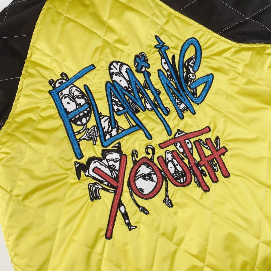 Chrome Hearts Flaming Youth Varsity Jacket