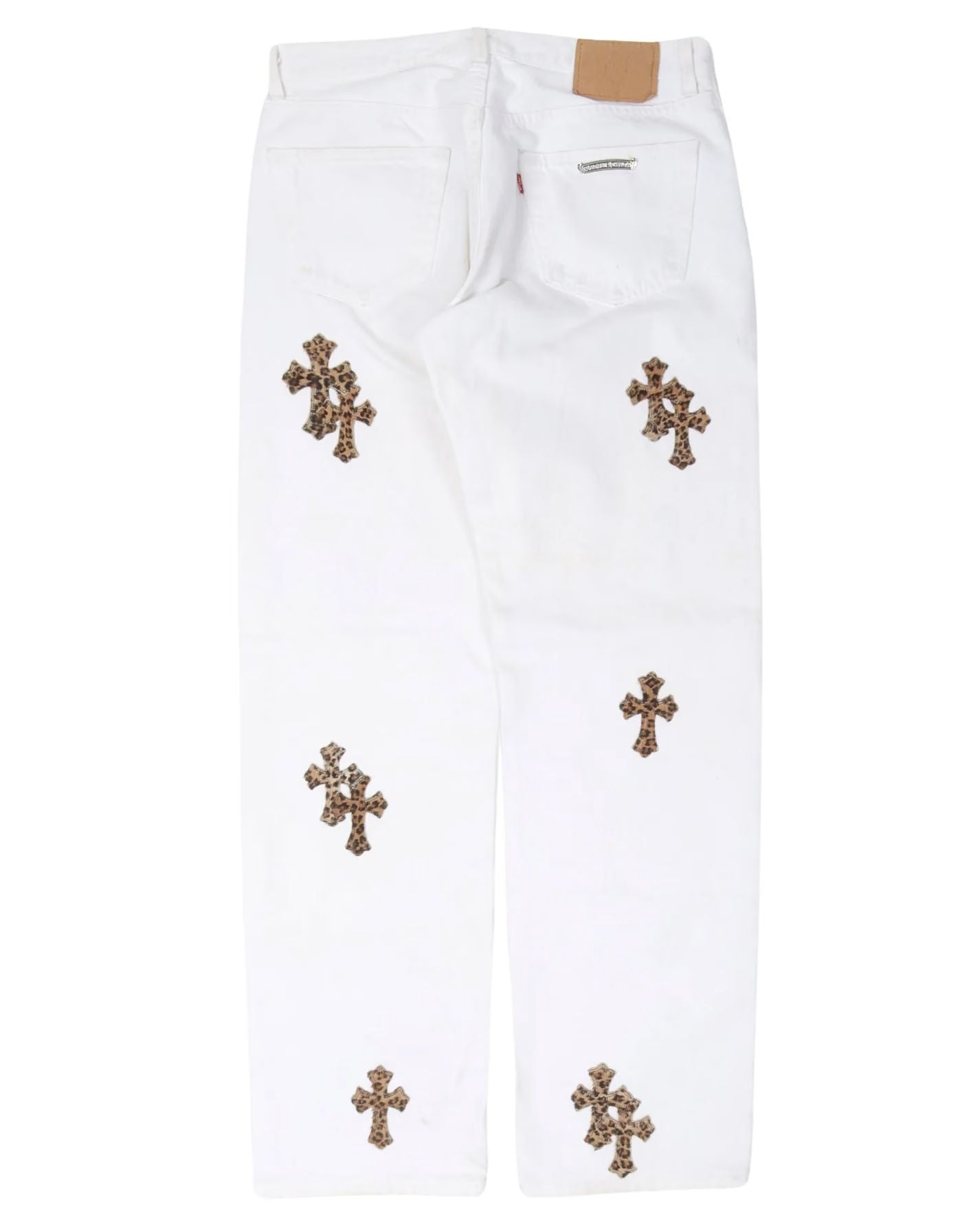 Chrome Hearts Levi’s Leopard Cross Patch Jeans