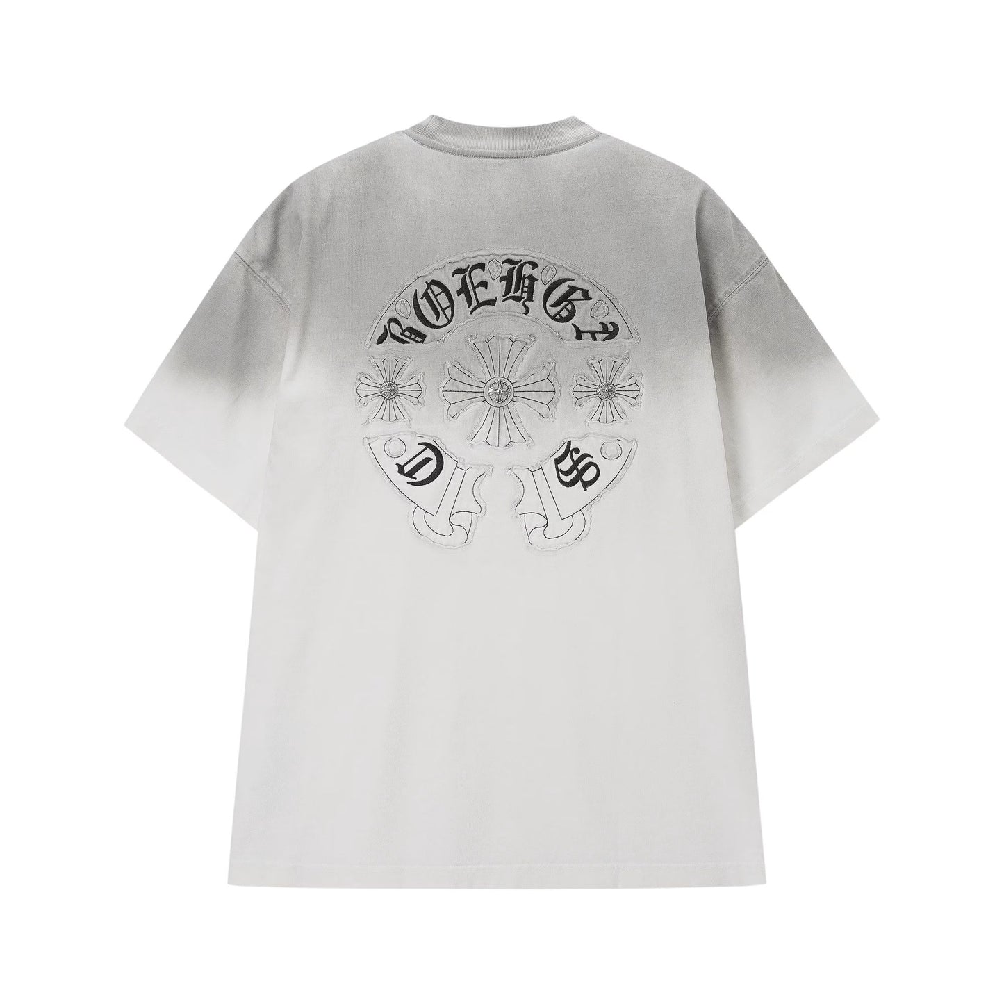 Chrome Hearts White Gothic Cross Logo T-Shirt