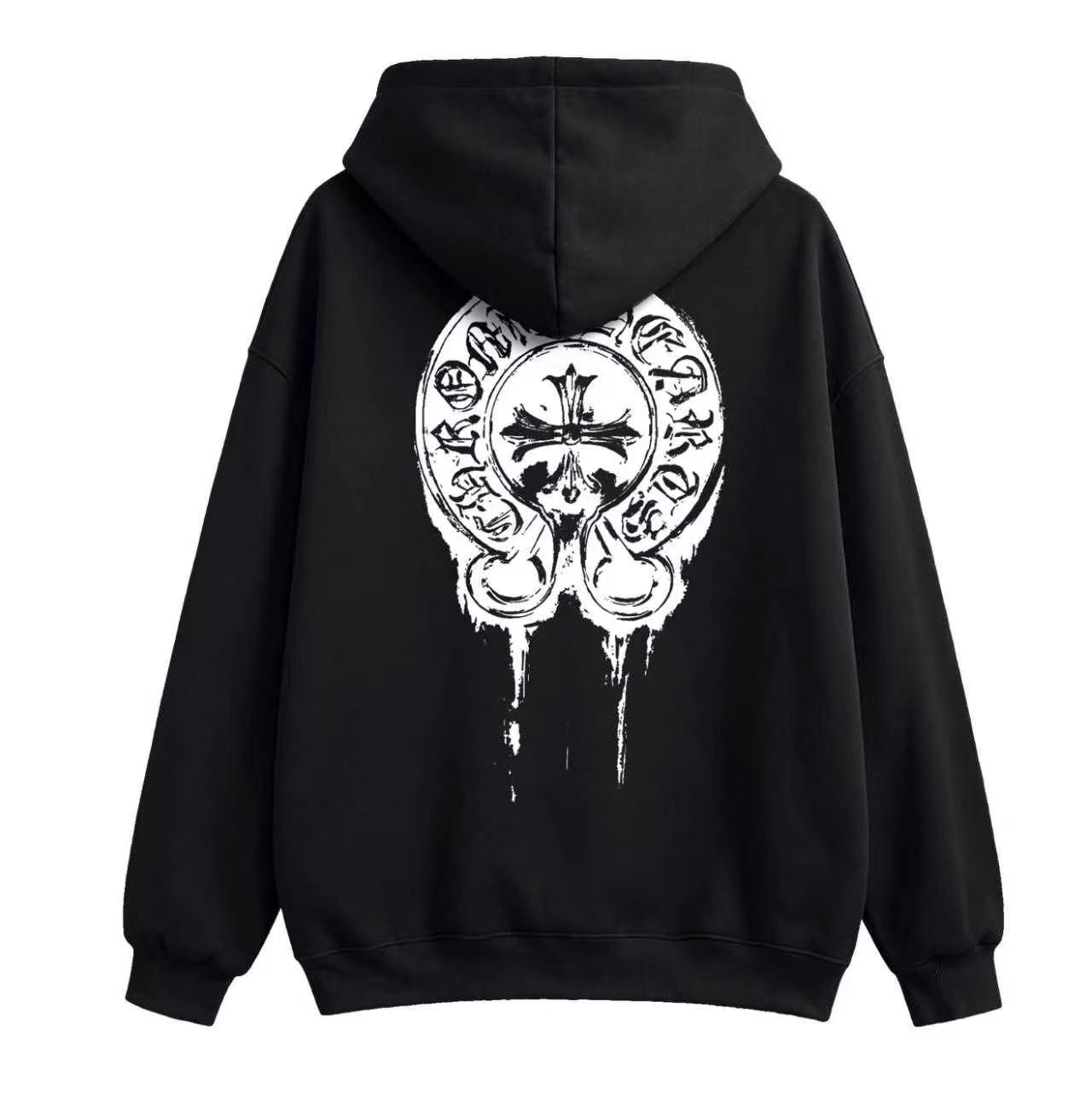 Chrome Hearts Horseshoe Cross Black Hoodie