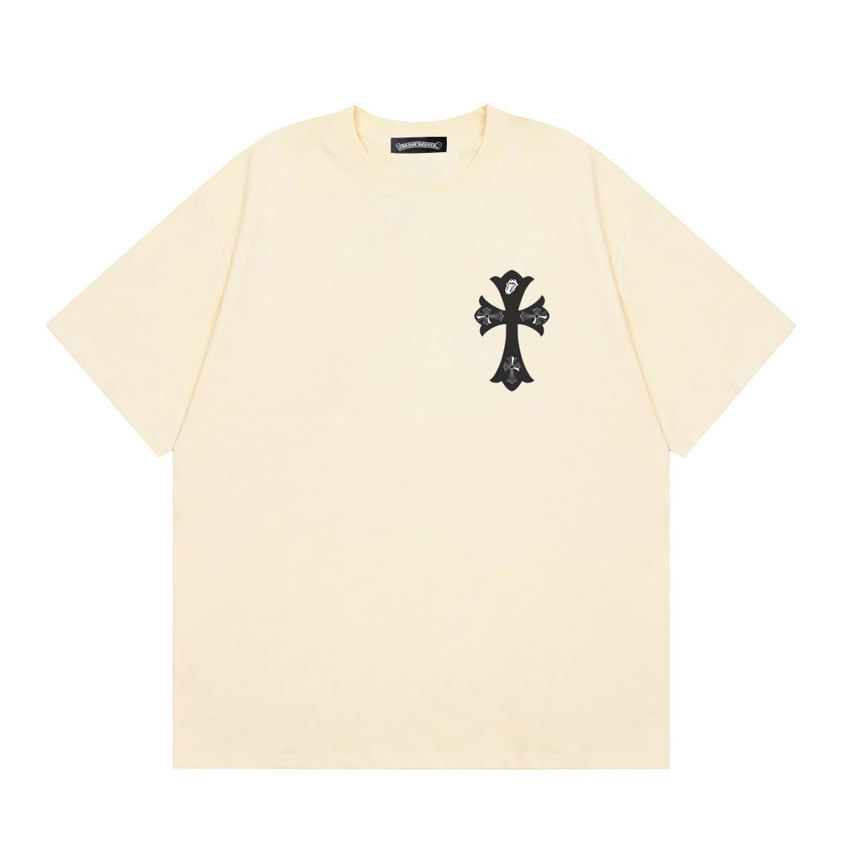 Chrome Hearts Cross Logo T-Shirt Cream