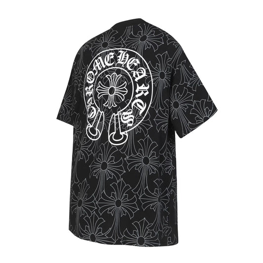Chrome Hearts Cemetery Floral Cross T-Shirt