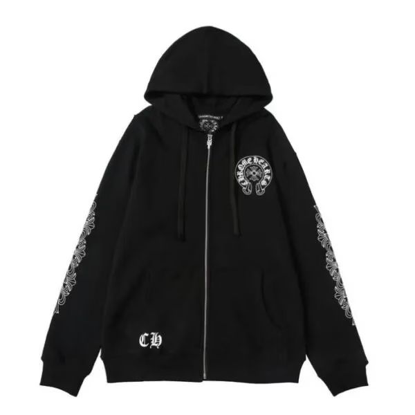 Chrome Hearts Los Angeles Zip-up Hoodie Black