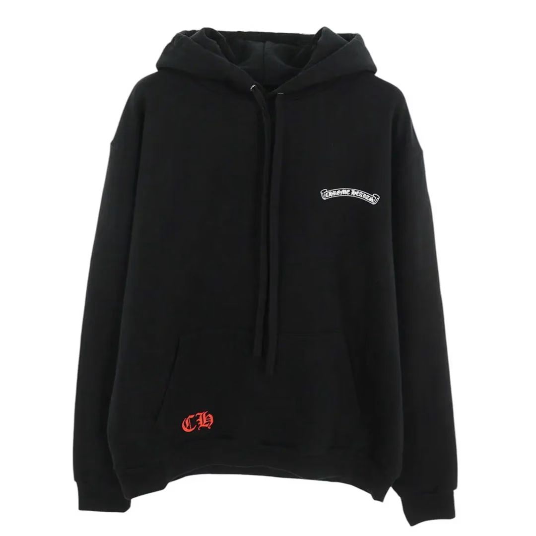Red and Black Chrome Hearts Hoodie