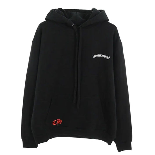 Red and Black Chrome Hearts Hoodie