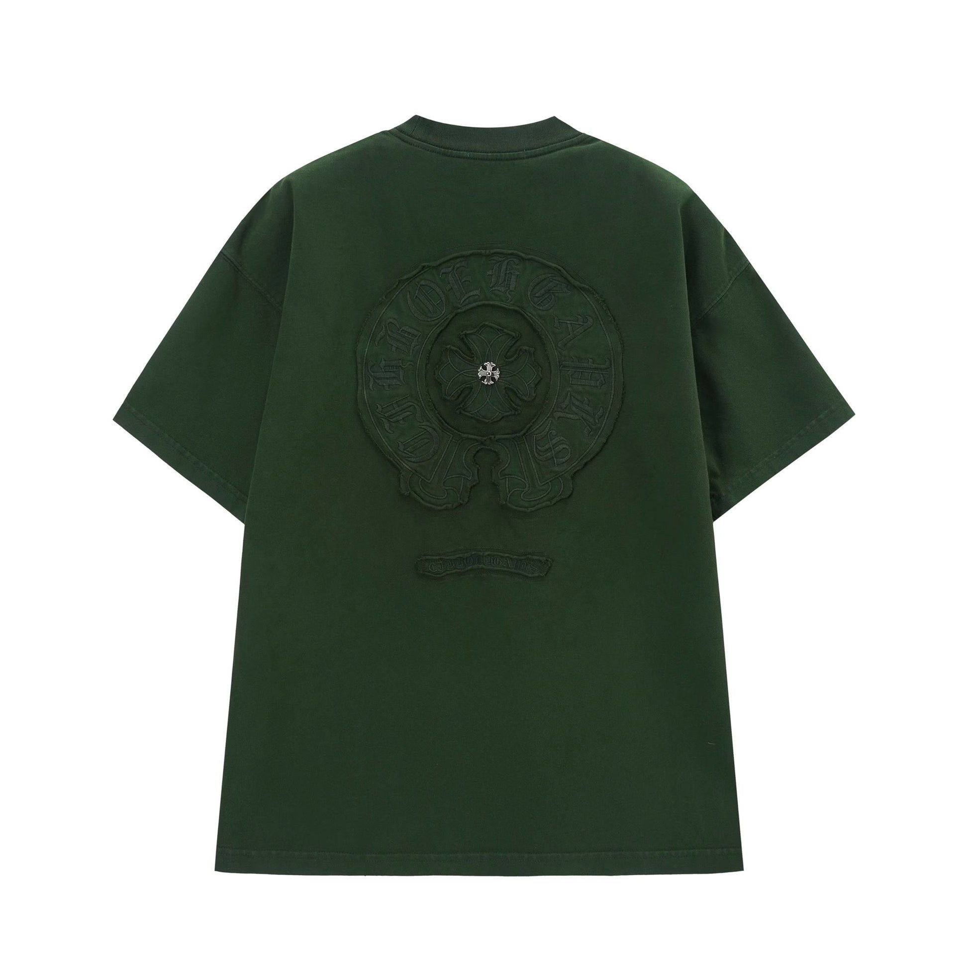 Chrome Hearts Green Monochrome Horseshoe T-Shirt
