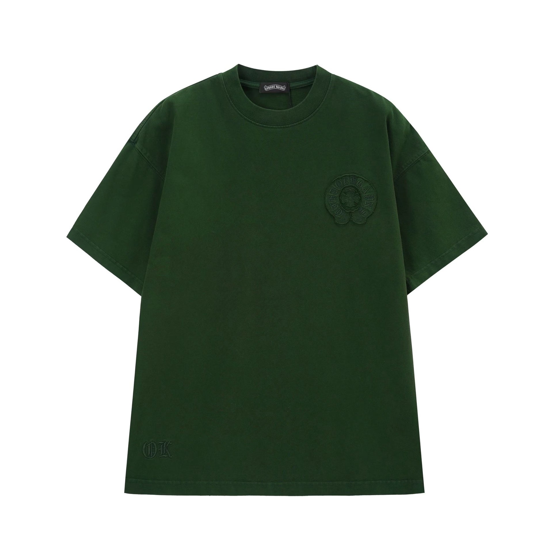 Chrome Hearts Green Monochrome Horseshoe T-Shirt