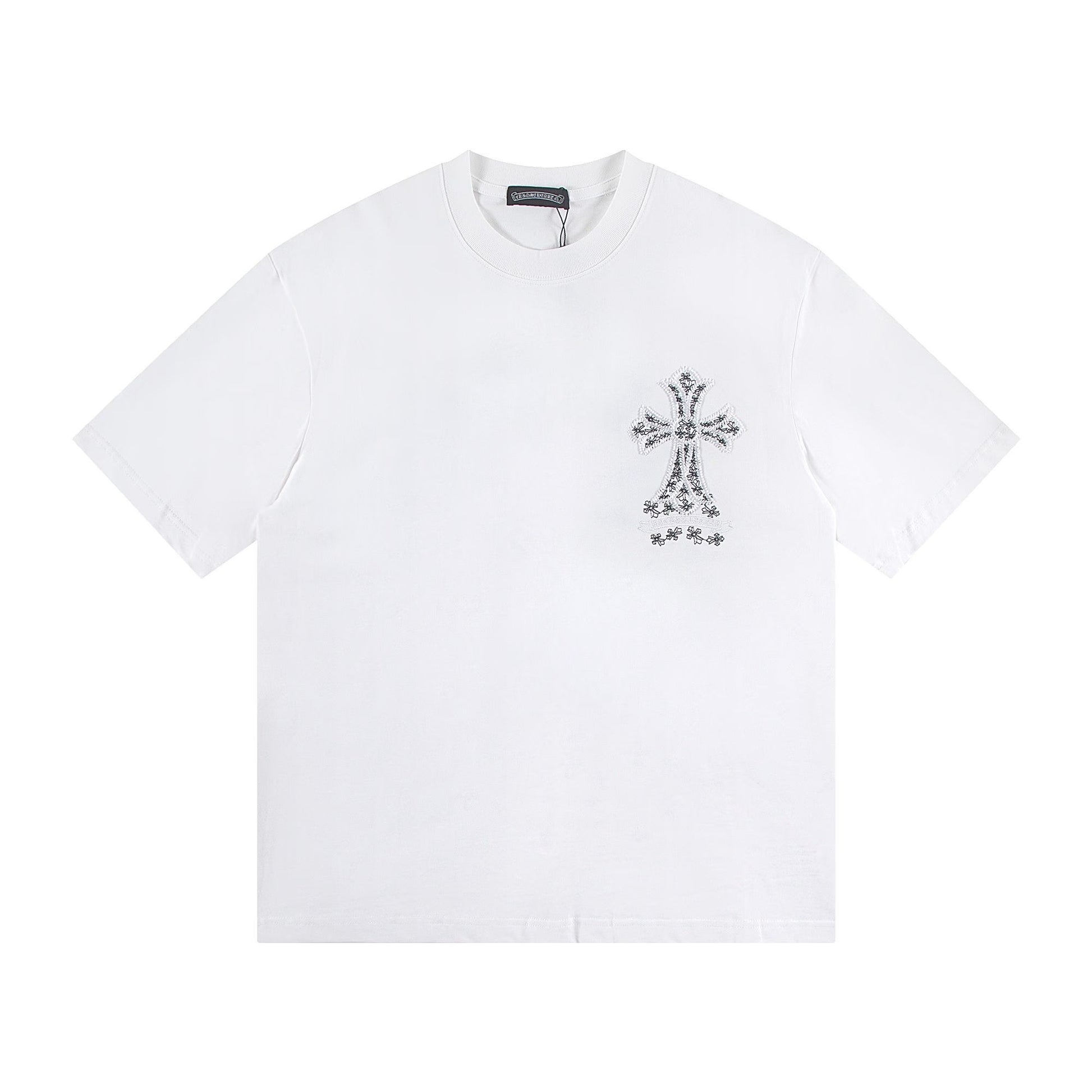 Chrome Hearts Floral Cross Logo T-Shirt White