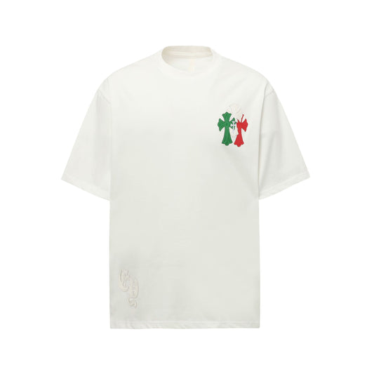 Chrome Hearts Triple Cross Patch White Shirt