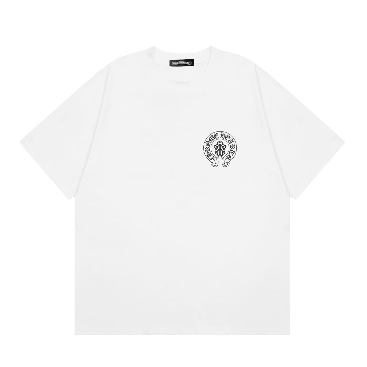 Chrome Hearts USA Flag Back Print Tee in White