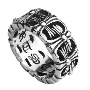 Chrome Hearts Multi Cross Band Ring