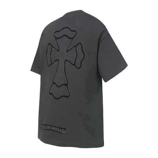 Chrome Hearts Charcoal Gothic Cross T-Shirt