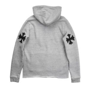 Grey Chrome Hearts Hoodie