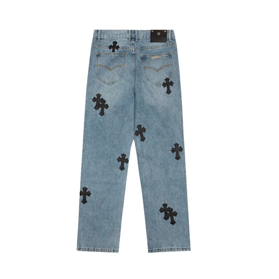 Chrome Hearts Flairny Cemetery Cloth Denim Pants