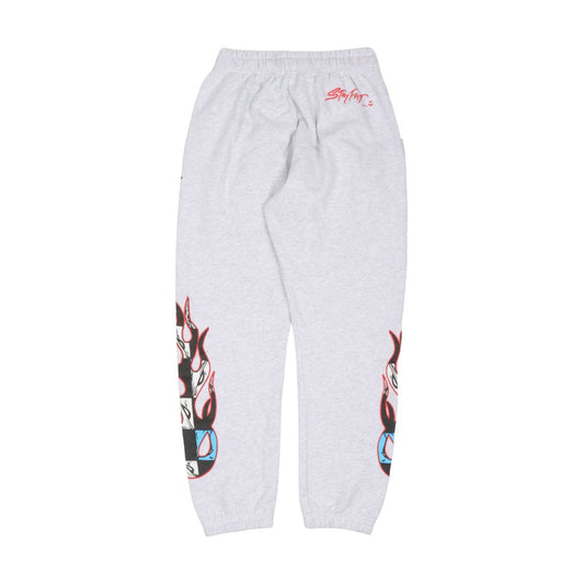 Chrome Heart Matty Boy Brain Flame Sweatpants
