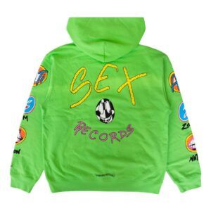 Chrome Hearts Green Matty Boy Sex Records Hoodie
