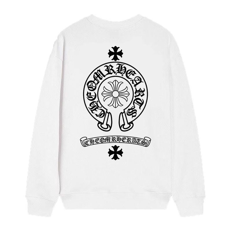 Chrome Hearts Floral Cross Long Sleeve (White)